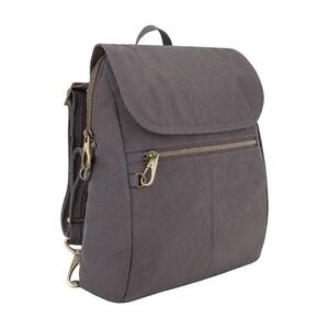 Travelon Gray Anti-Theft Signature Backpack